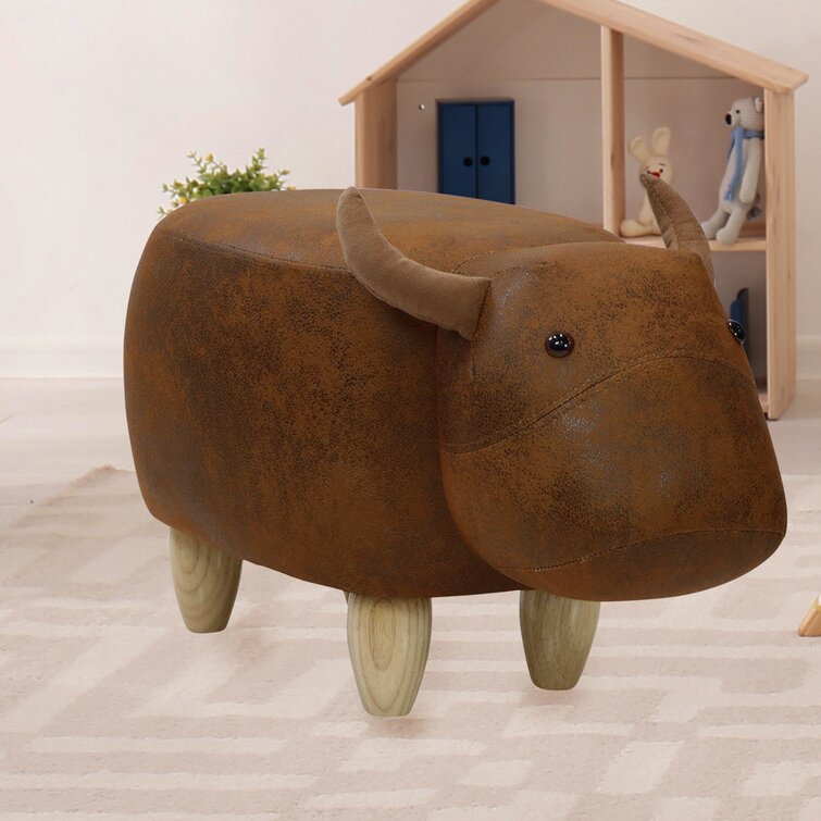 Cow deals ottoman wayfair